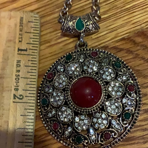 Betsey Johnson Necklace Rhinestones Enamel New #E2 - Picture 5 of 5